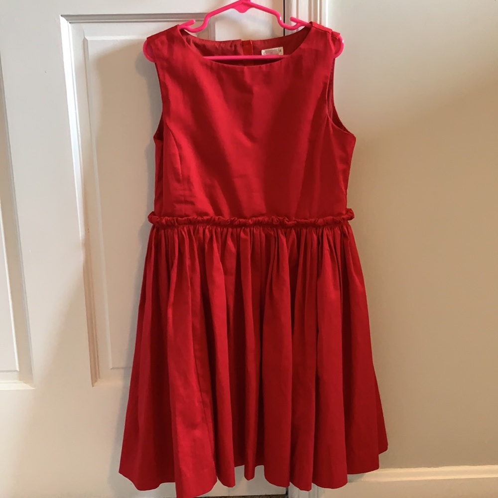 Girls crewcuts paper-bag waist dress